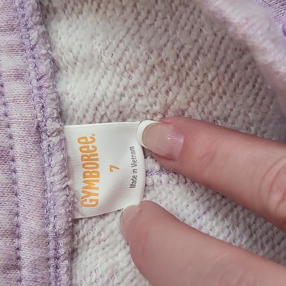 GYMBOREE Girl's light purple sweatpants size 7 - Picture 3 of 5